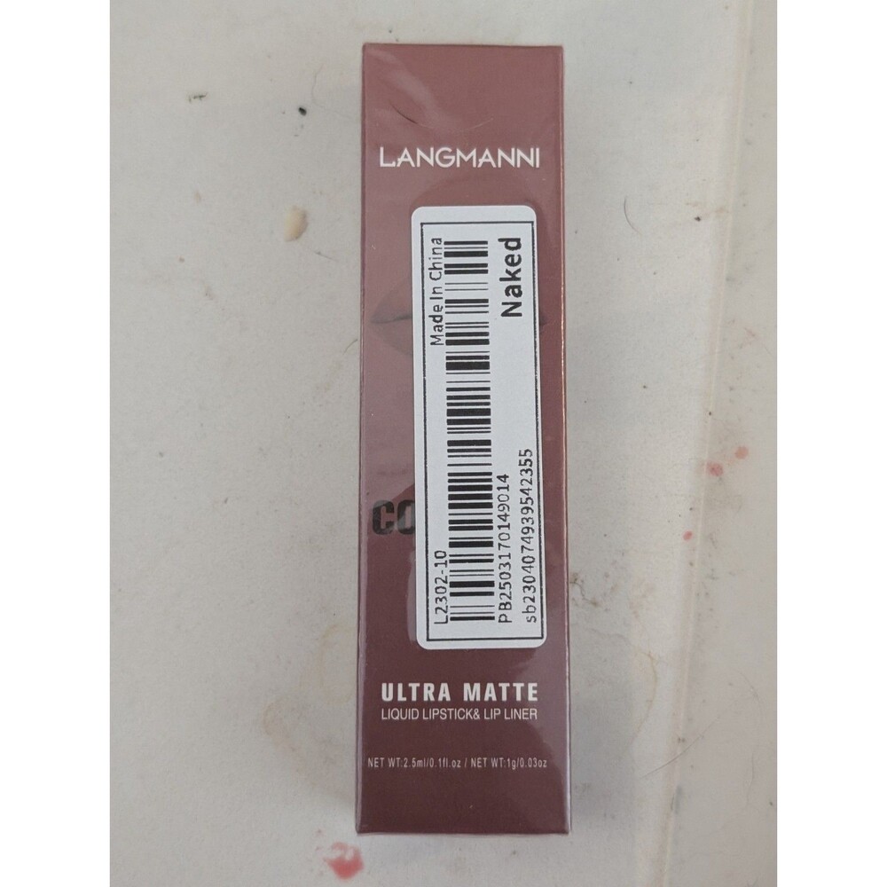 Langmanni 2 pieces liquid lipstick and lip liner